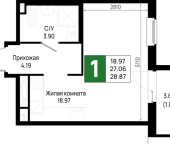 Продать Квартиры в новостройке Новосаратовка д., Первых ул.   5.1