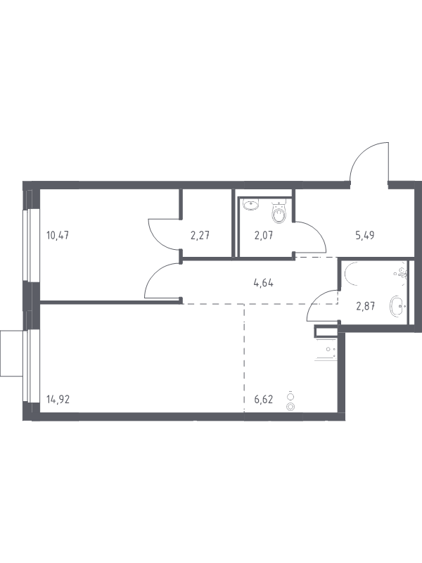Продажа 1-комн квартиры в новостройке Москва г., Ленинградское ш.,  к. 6