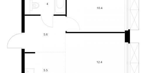 1-комн квартира Москва г., Заречная ул.,  к. 2.2.2