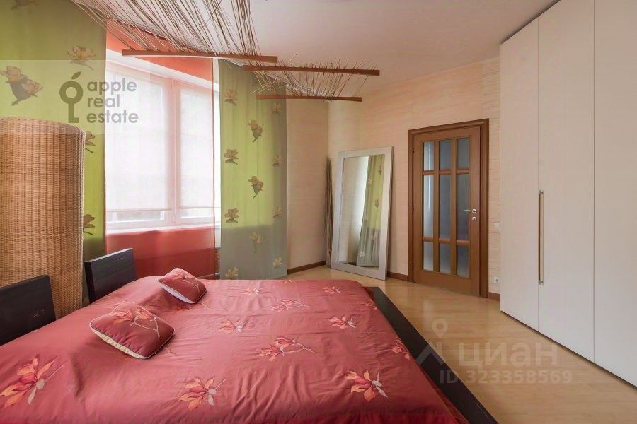 Аренда 3-комн квартиры на вторичном рынке 1-й Смоленский переулок, 17