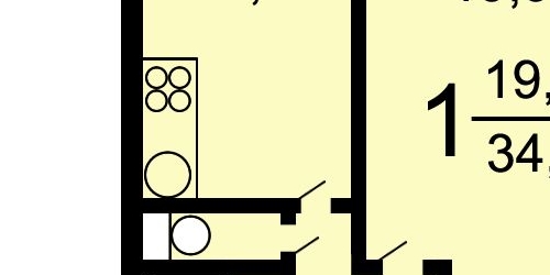 1-комн квартира Шатурская улица, 10