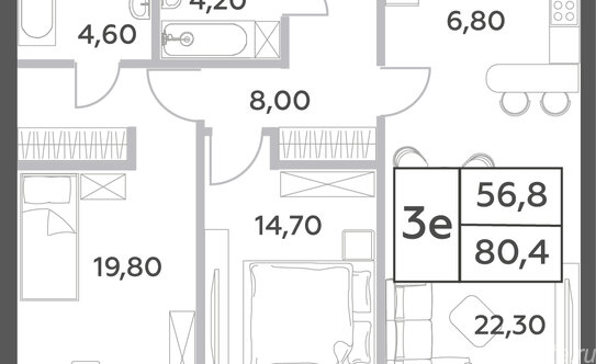 Продажа 3-комн квартиры на вторичном рынке пр-кт Генерала Дорохова,  д. 1,  к. 3