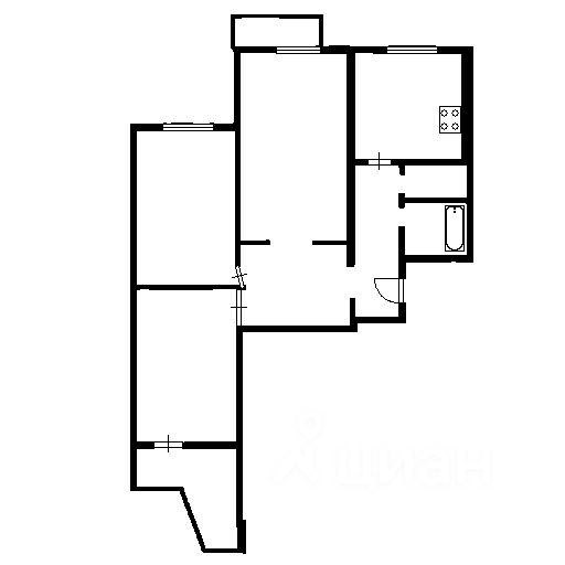 Продажа 3-комн квартиры на вторичном рынке Голубинская улица, 32/2