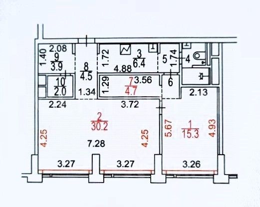 Продажа 2-комн квартиры на вторичном рынке Мичуринский проспект, 56