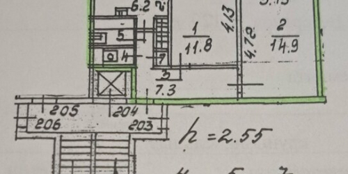 2-комн квартира Ветеранов пр-кт,  д. 129