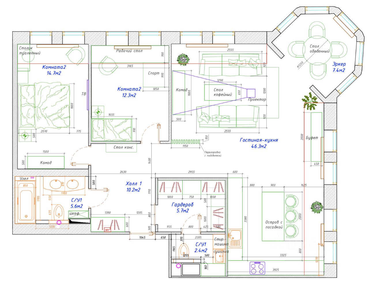 Продажа 3-комн квартиры на вторичном рынке 1-я Никитинская улица, 30а