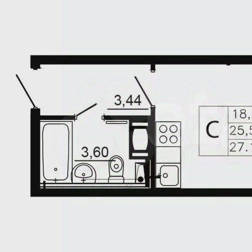 Студия пос. Янино-1, улица Заводская, 18к2