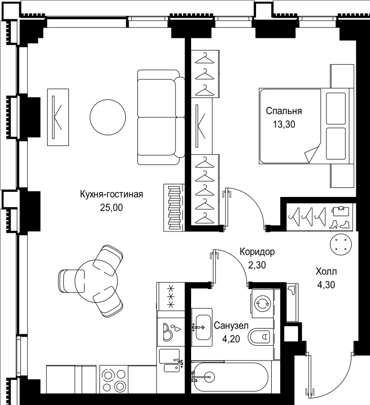 Продажа 1-комн квартиры в новостройке Москва г., Вишнёвая ул.,  к. 2