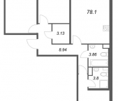Продать Квартиры в новостройке Стрельна п., Будённого пр-кт   5.5