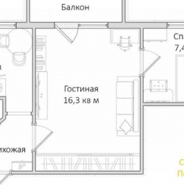 Продажа 2-комн квартиры на вторичном рынке Томилино, ул Гоголя,  д. 34