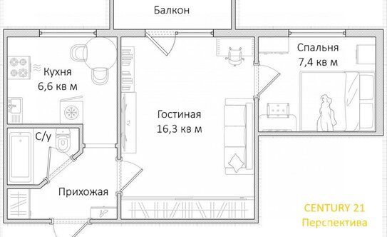 Продажа 2-комн квартиры на вторичном рынке Томилино, ул Гоголя,  д. 34