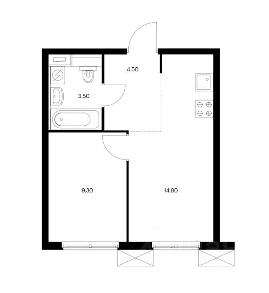 Аренда 1-комн квартиры на вторичном рынке Алтуфьевское шоссе, 55к5