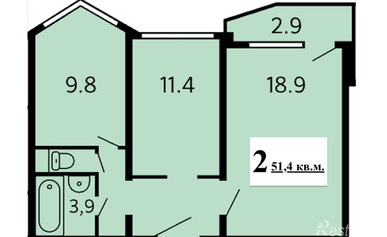 Продажа 2-комн квартиры на вторичном рынке ул Краснодарская,  д. 74,  к. 2
