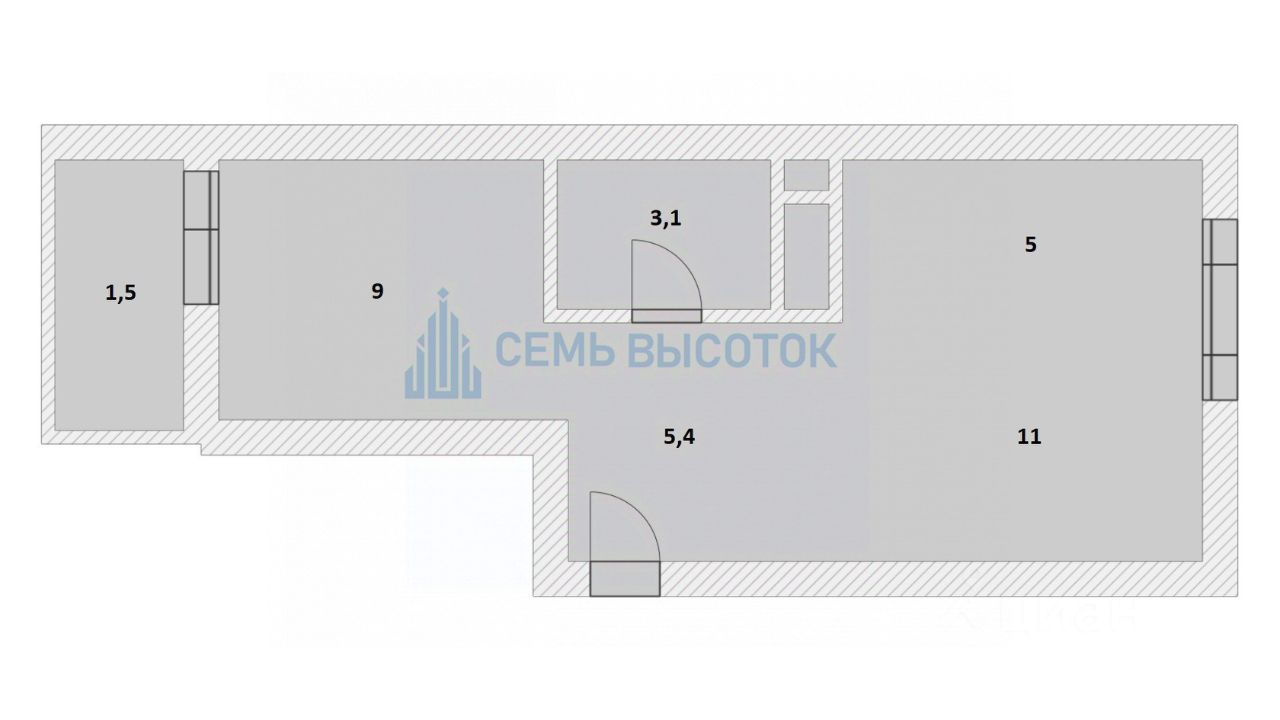 Продажа 1-комн квартиры на вторичном рынке Город-событие мкр, с. Лайково, 18