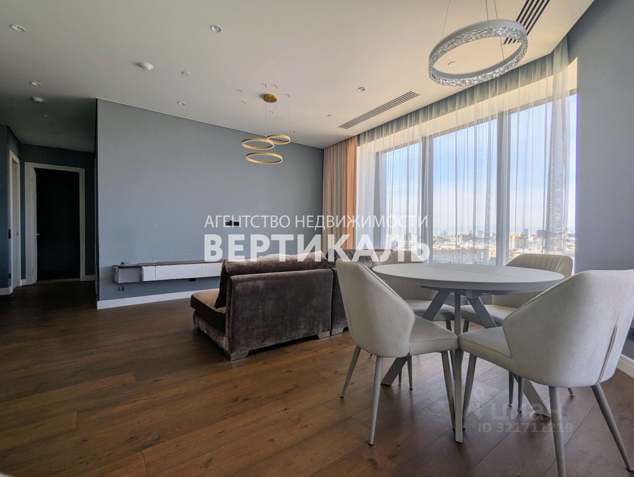 Аренда 3-комн квартиры на вторичном рынке площадь Курского Вокзала, 1