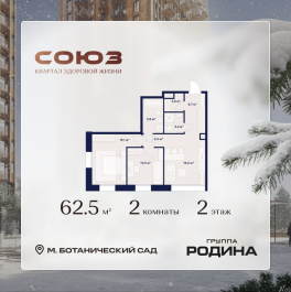 Продажа 2-комн квартиры в новостройке Сельскохозяйственная ул., 26, стр. 11