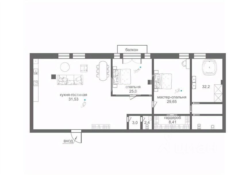 Продажа 4-комн квартиры на вторичном рынке улица Охотный Ряд, 2