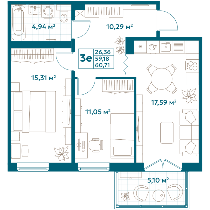 Продажа 2-комн квартиры в новостройке Москва г., Новоостаповская ул.,  к. Flow