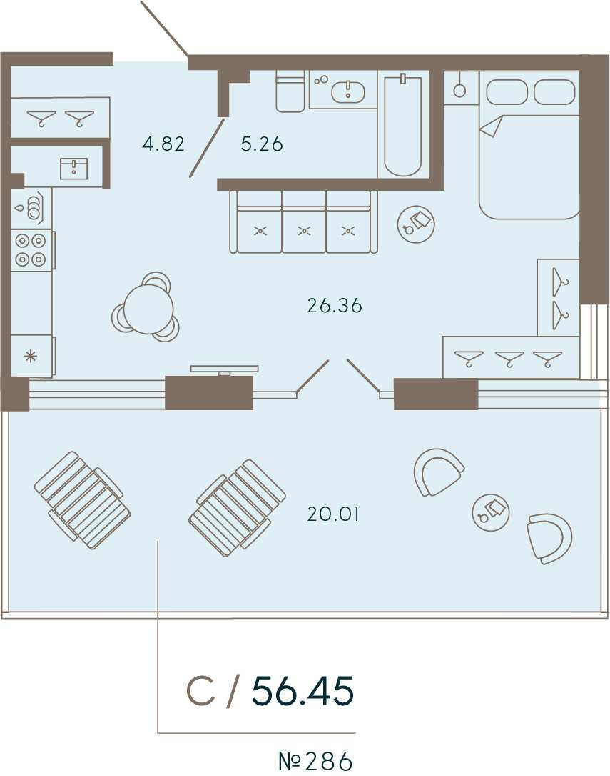 Продажа студии Ремесленная улица, дом 17, литера З
