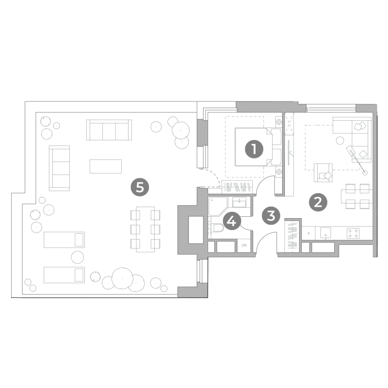 Продажа 1-комн квартиры в новостройке Москва г., Старокоптевский пер.,  к. 1