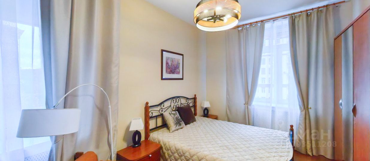 Аренда 3-комн квартиры на вторичном рынке 3-я Фрунзенская улица, 6