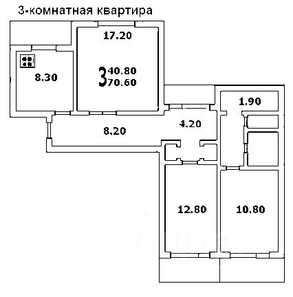 Продажа 3-комн квартиры на вторичном рынке улица Декабристов, 20К2
