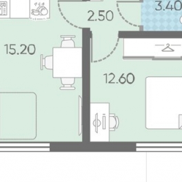 Продажа 1-комн квартиры на вторичном рынке Ковалёво, Поперечная улица,  д. 1 к2