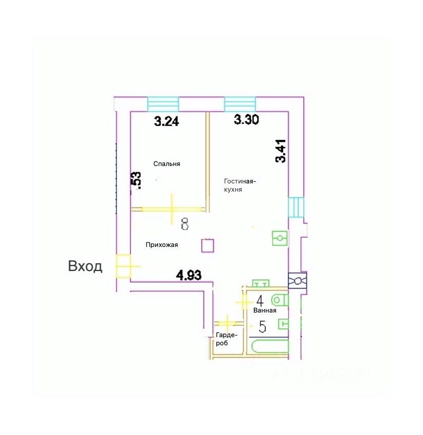 Продажа 2-комн квартиры на вторичном рынке Тверская улица, 8К2