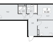 Продать Квартиры в новостройке Марушкинское пос., Боровское ш.   2