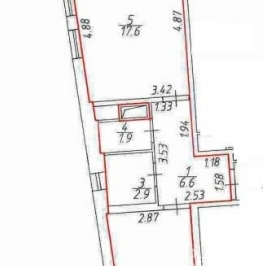 Продажа 1-комн квартиры на вторичном рынке проспект Крузенштерна,  д. 4 с1