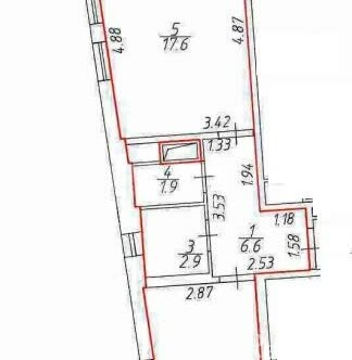 Продажа 1-комн квартиры на вторичном рынке проспект Крузенштерна,  д. 4 с1