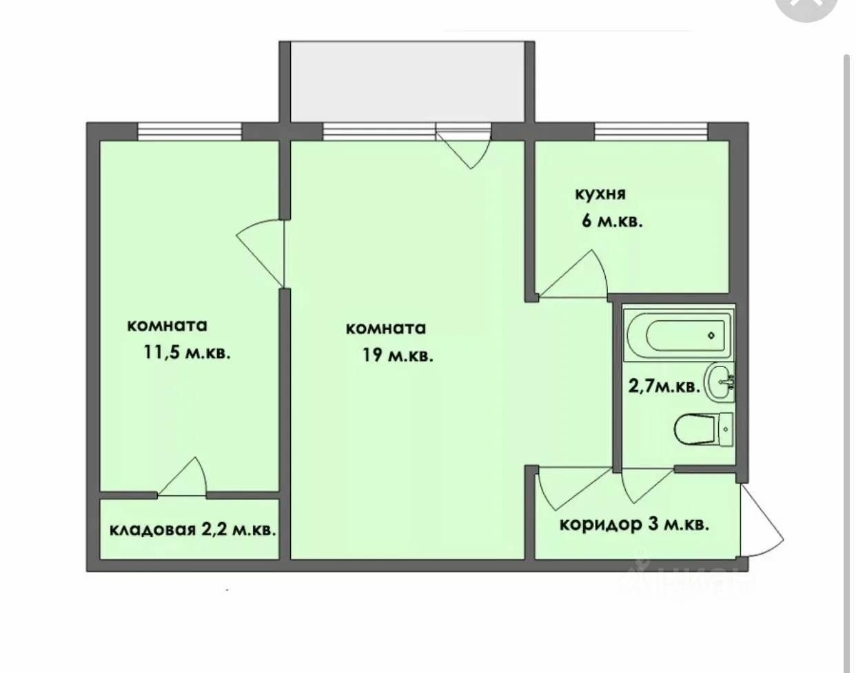 Продажа 2-комн квартиры на вторичном рынке Бухарестская улица, 31К2