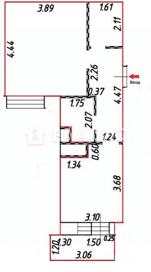 Продажа 1-комн квартиры на вторичном рынке Балашиха, улица Разина, 1А