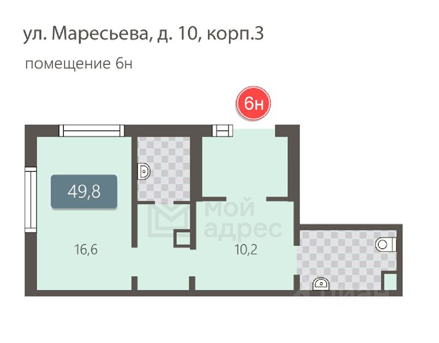 Продажа ПСН Маресьева ул,  д. 10 к3