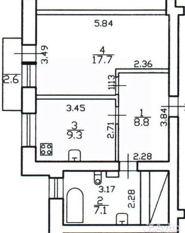 Продажа 1-комн квартиры на вторичном рынке Ломоносов, улица Костылева, 19