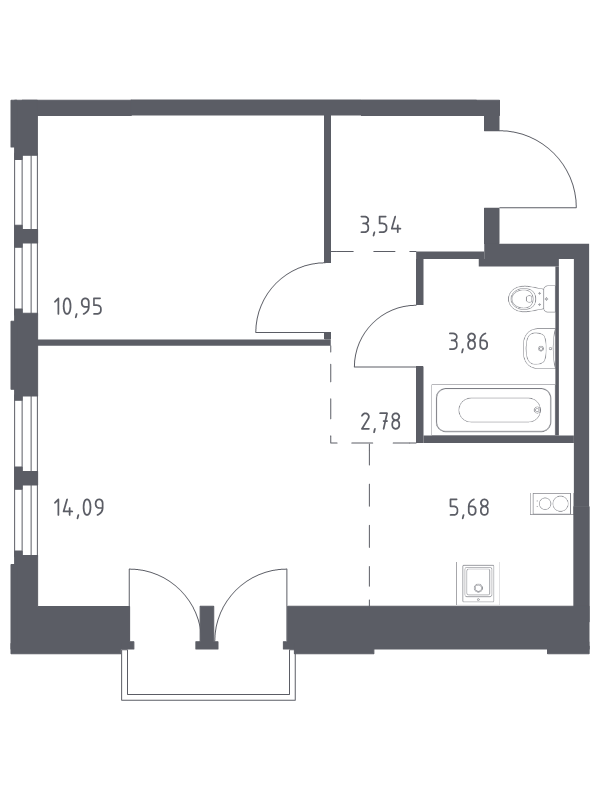 Продажа 1-комн квартиры в новостройке Королёв г., Тихонравова ул.,  к. 1