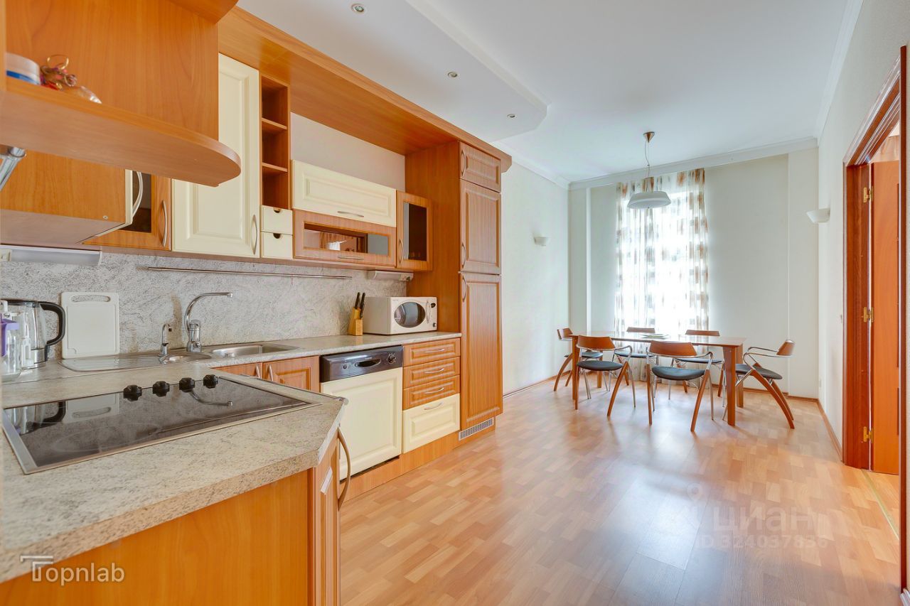 Аренда 3-комн квартиры на вторичном рынке Саперный переулок, 24