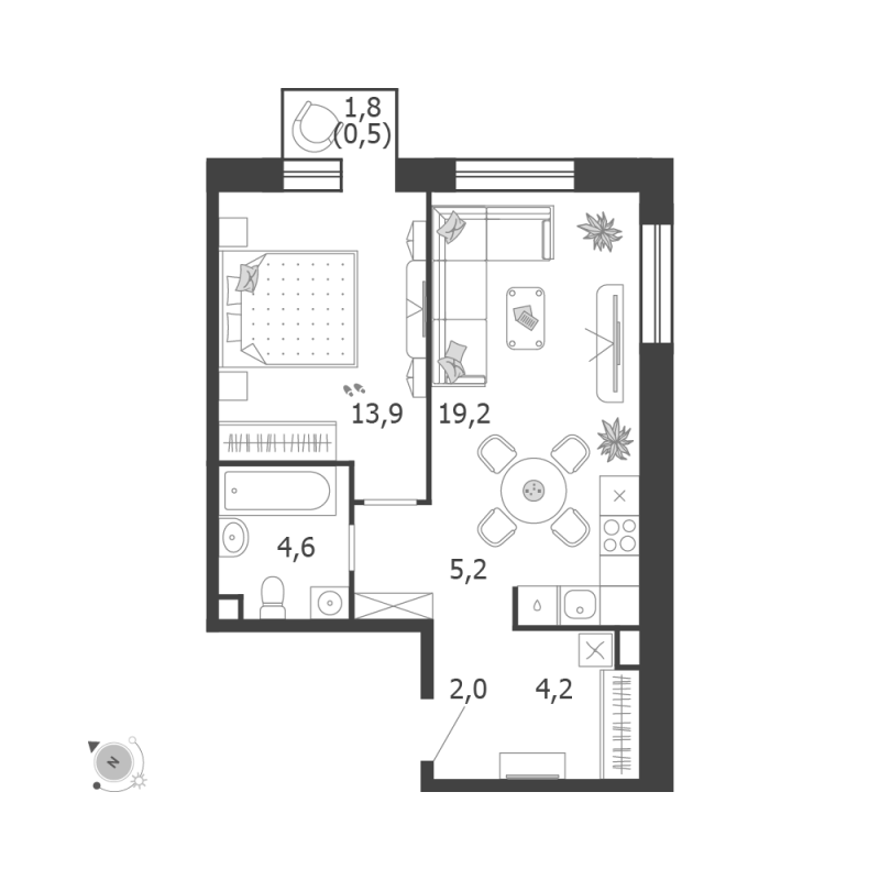 Продажа 1-комн квартиры в новостройке Москва г., Автозаводская ул.,  к. 3.8