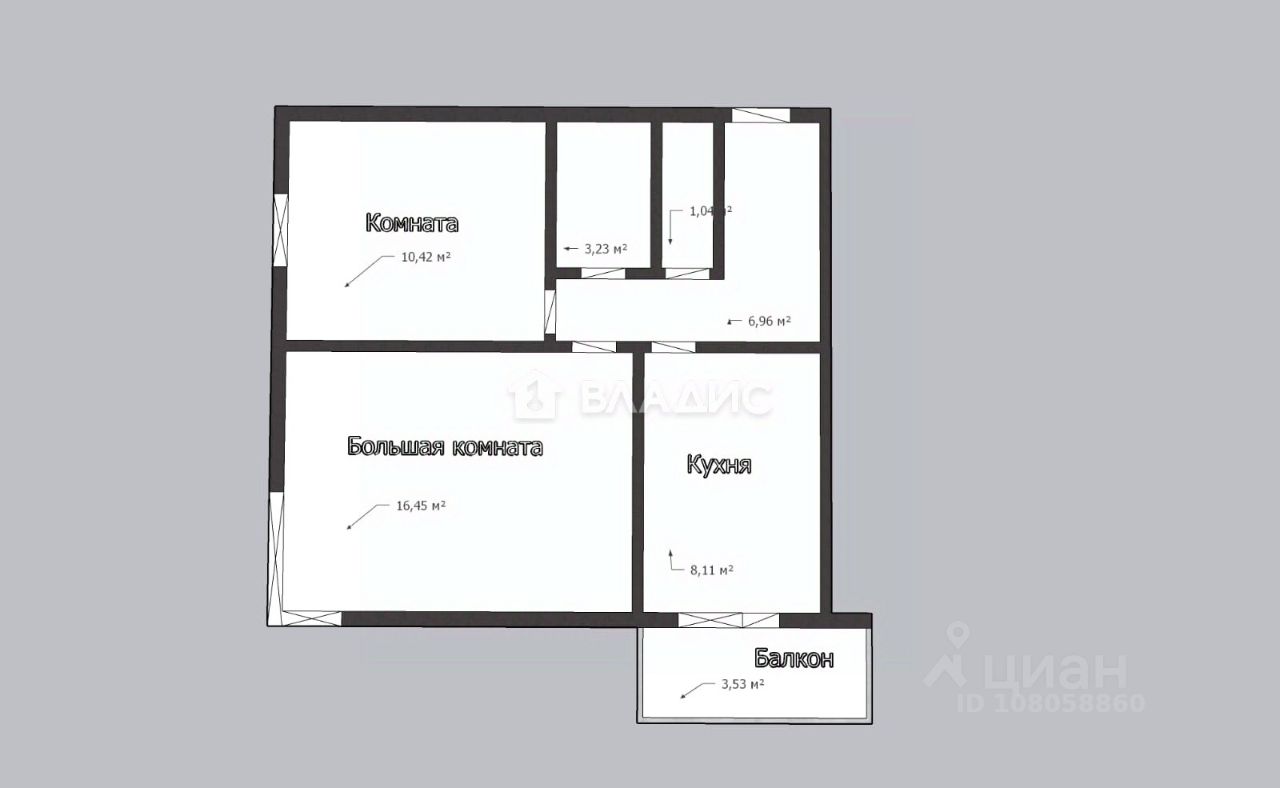 Продажа 2-комн квартиры на вторичном рынке Булатниково мкр, д. Жабкино, 12