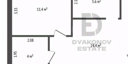 2-комн квартира Дачный проспект, 33К1