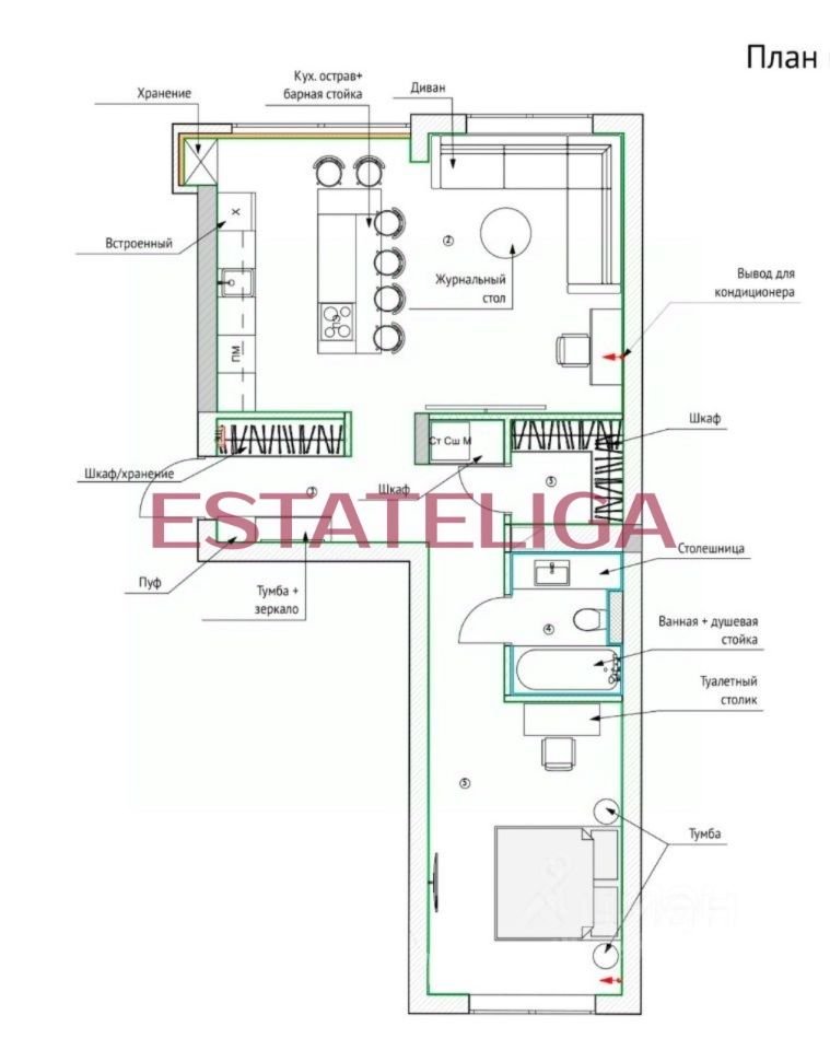 Продажа 1-комн квартиры на вторичном рынке проспект Магеллана, 2