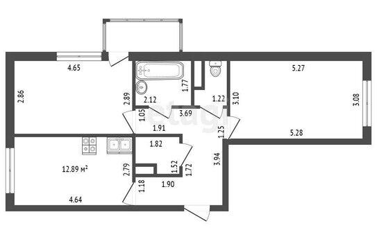 Продажа 2-комн квартиры на вторичном рынке Кудрово г, Европейский пр-кт,  д. 20 к3
