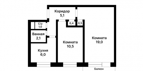 2-комн квартира Касимовская улица,  д. 7,  к. 1