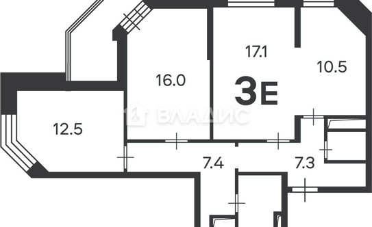 Продажа 3-комн квартиры на вторичном рынке Троицк г, Текстильщиков ул,  д. 2
