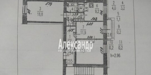 3-комн квартира Юрия Гагарина пр-кт,  д. 21