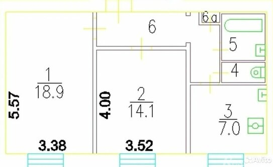 Продажа 2-комн квартиры на вторичном рынке ул Маломосковская,  д. 6