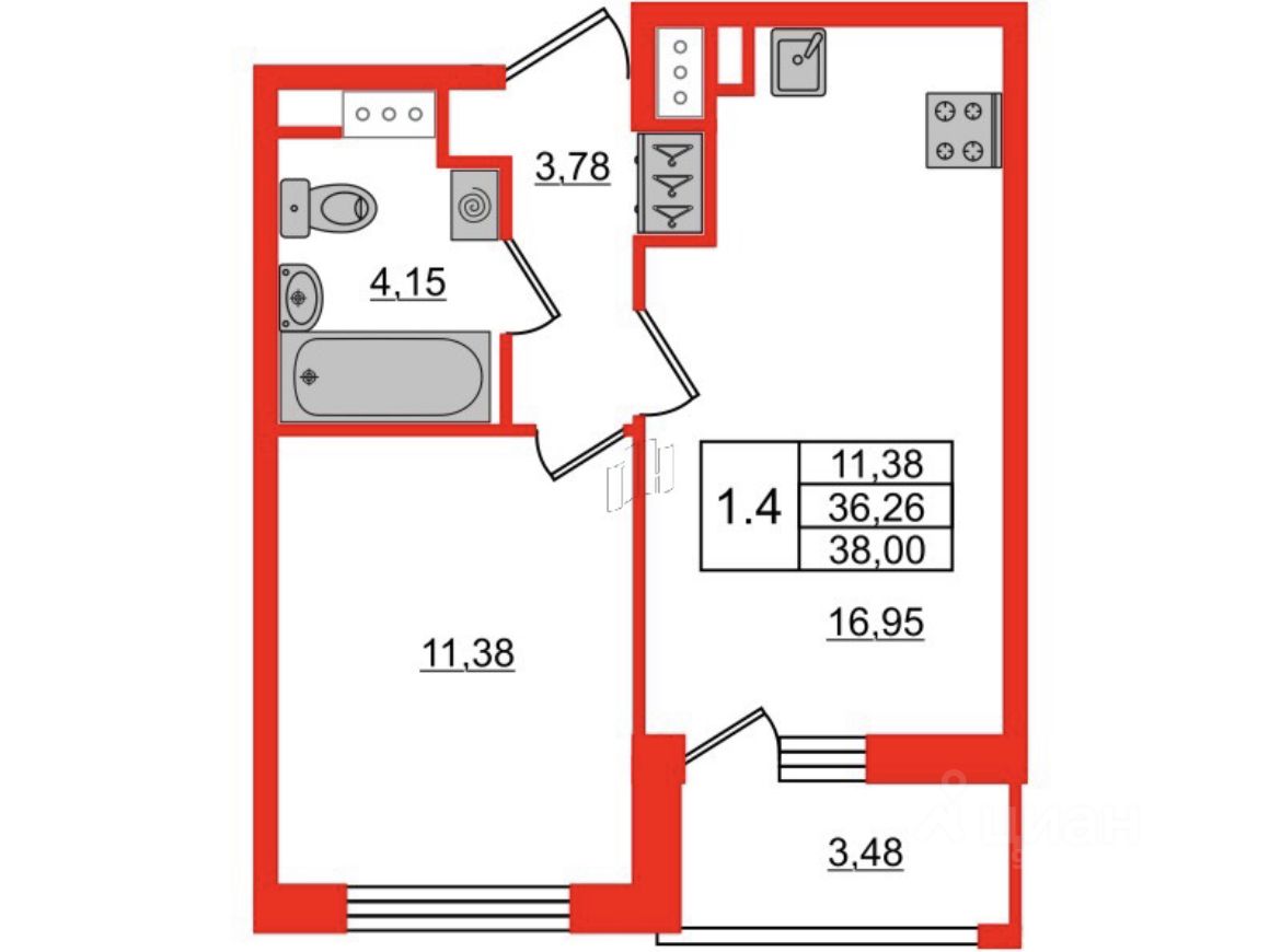 Продажа 1-комн квартиры на вторичном рынке Дальневосточный проспект, 19к1