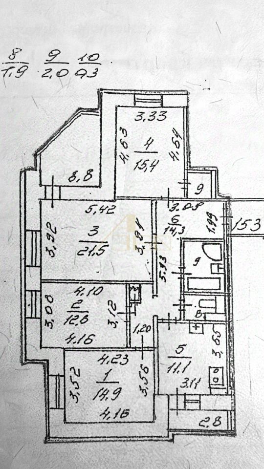 Продажа 4-комн квартиры на вторичном рынке улица Дыбенко, 42