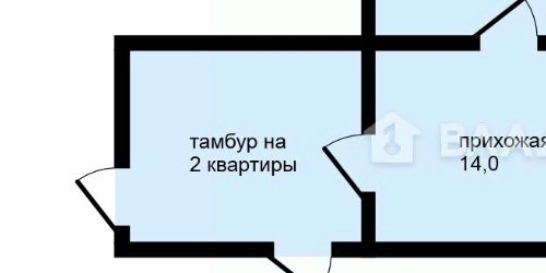 2-комн квартира улица Летчика Бабушкина, 14