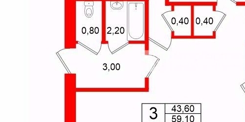 4-комн квартира улица Лени Голикова, 12